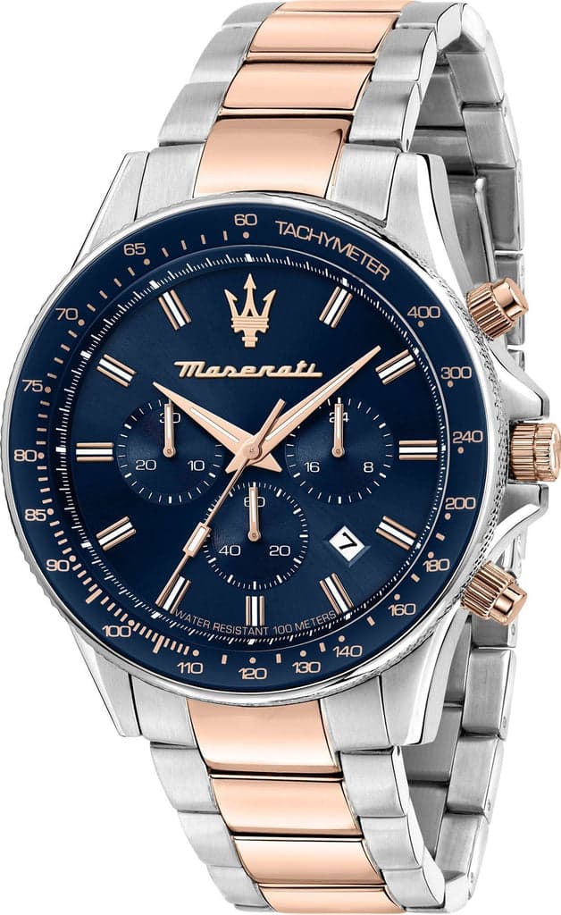 Maserati Sfida Chrono Blu Oro Rosa R8873640022