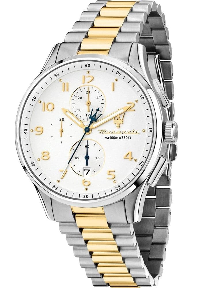 Maserati Sorpasso Chrono Bianco Oro R8873624003
